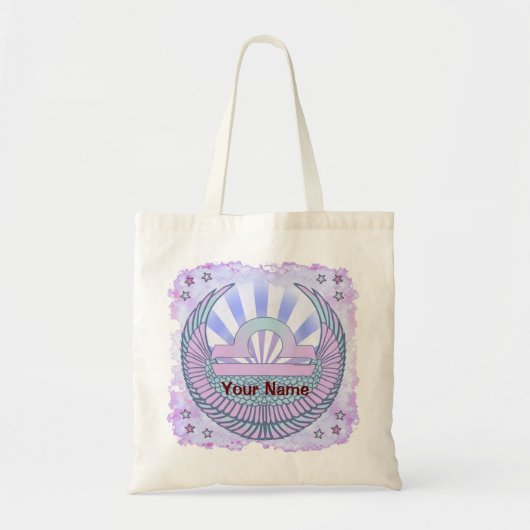 Weegschaal verjaardag tasjes tote bag (Voorkant)