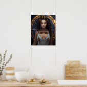 Weegschaal Vrouw astrologisch Poster (Keuken)