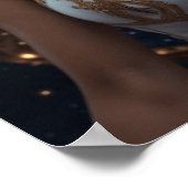 Weegschaal Vrouw astrologisch Poster (Hoek)