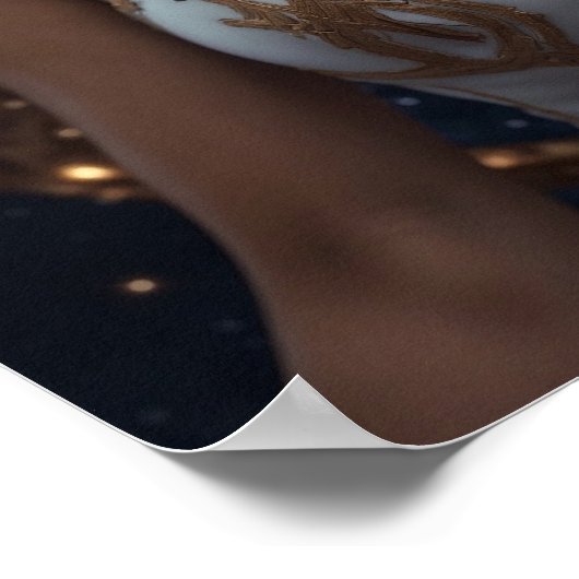 Weegschaal Vrouw astrologisch Poster (Hoek)