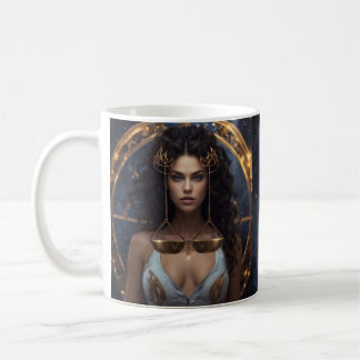 Weegschaal Vrouw Astrologische Koffie Mok