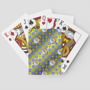 Weegschaal & Vuur Aap Pokerkaarten