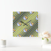 Weegschaal & Vuur Aap Vierkante Klok (Huis)