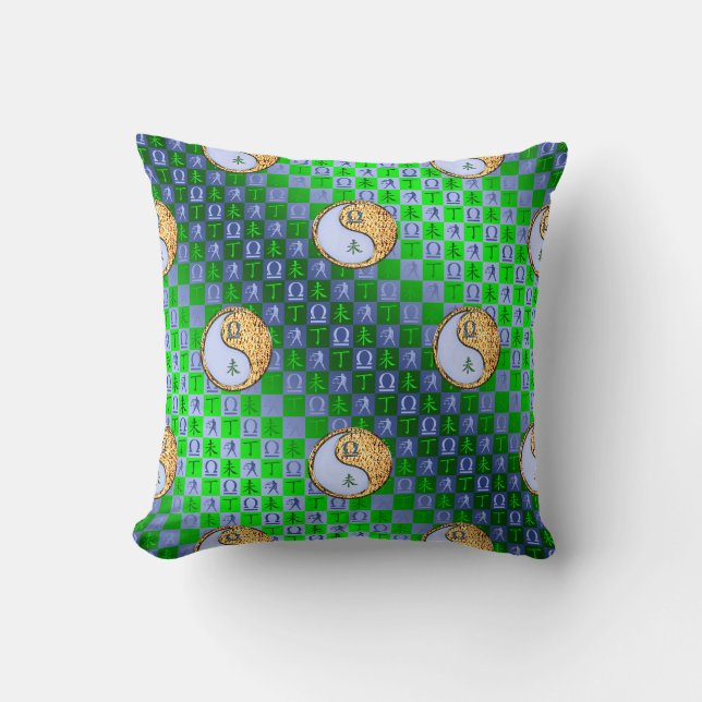 Weegschaal & Vuur Geit Kussen (Voorkant)