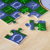 Weegschaal & Vuur Geit Legpuzzel (Zijkant)