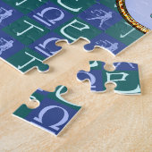 Weegschaal & Vuur Slang Legpuzzel (Zijkant)