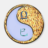 Weegschaal & Vuur Slang Magneet (Voorkant)