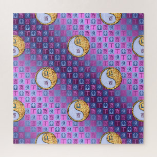 Weegschaal & Vuurhaan Legpuzzel