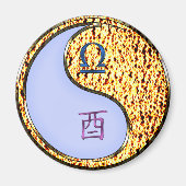 Weegschaal & Vuurhaan Magneet (Voorkant)