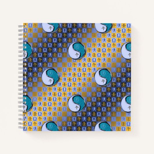 Weegschaal & Water Paard Notitieboek (Voorkant)