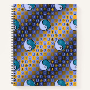 Weegschaal & Water Paard Notitieboek