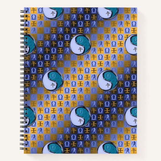 Weegschaal & Water Paard Notitieboek (Voorkant)