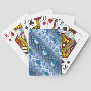 Weegschaal & Water Slang Pokerkaarten