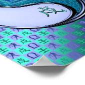 Weegschaal & Waterhond Poster (Hoek)