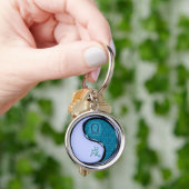 Weegschaal & Waterhond Sleutelhanger (Hand)