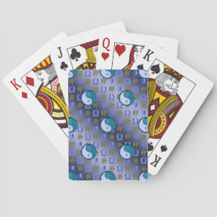 Weegschaal & Waterkonijn Pokerkaarten