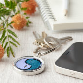 Weegschaal & Waterpaard Sleutelhanger (Zijkant)