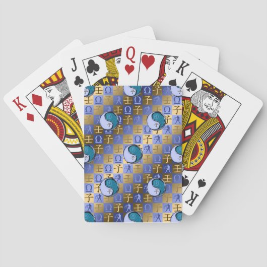 Weegschaal & Waterrat Pokerkaarten (Achterkant)