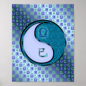 Weegschaal & Waterslang Poster (Voorkant)