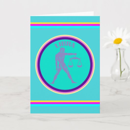 Weegschaal wenskaart kaart (Kleine Plant)