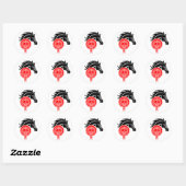 Weegschaal x Jaar van het Paard 2026 Ronde Sticker (Vel)