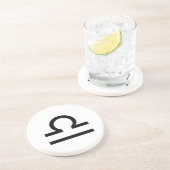 Weegschaal Zandsteen Onderzetter (Zijkant)