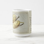 Weegschaal Zodiac Antiek Astronomische Grafiek Koffiemok (Center)