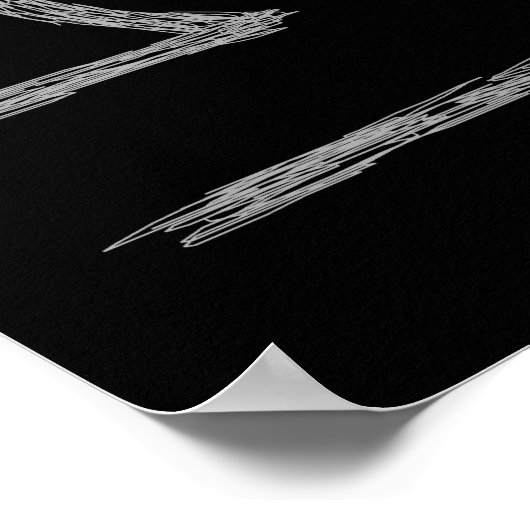 Weegschaal. Zodiac Astrological Sign. Poster (Hoek)