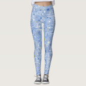 Weegschaal zodiac astrologie teken  patroon leggings (Voorkant)