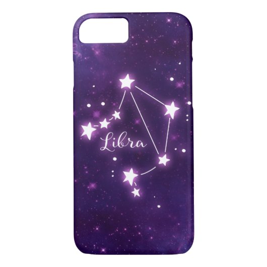 Weegschaal Zodiac Constellation Telefoon Case (Achterkant)