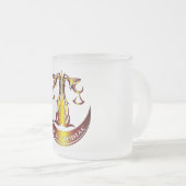 Weegschaal Zodiac Glas Mok (Voorkant rechts)