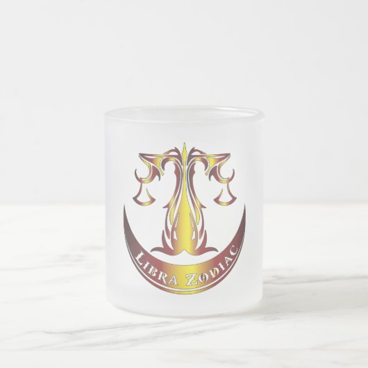 Weegschaal Zodiac Glas Mok (Center)