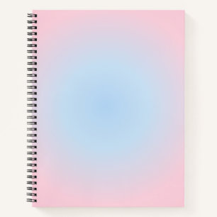 Weegschaal Zodiac Gradient, Roze Blauw Aura Gradie Notitieboek