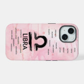 Weegschaal Zodiac Horoscoop Traits Meisjes iPhone 15 Case (Achterkant horizontaal)