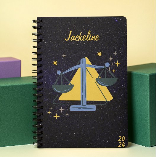Weegschaal Zodiac Moderne Galaxy Sky Star Kalender Planner