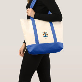 Weegschaal Zodiac Retro Pop Art - Gepersonaliseerd Tote Bag