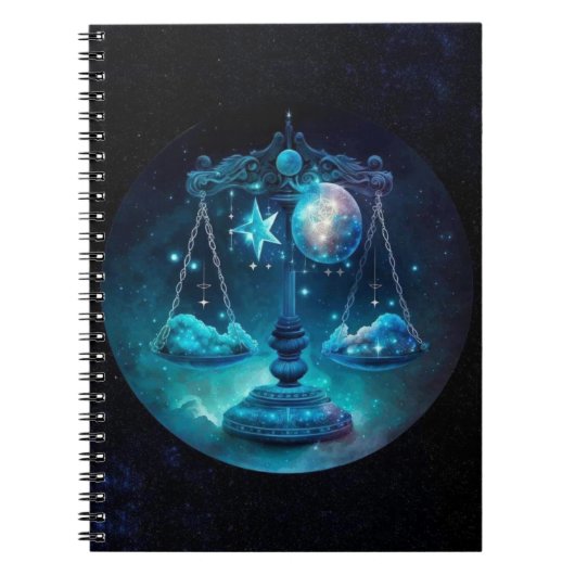 Weegschaal Zodiac Spiral Notitieboek (Voorkant)