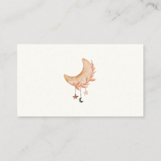 Weegschaal Zodiac Teken Baby shower Behuizing Kaar Informatiekaartje (Achterkant)