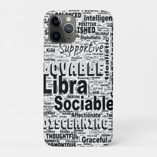 Weegschaal Zodiac Word Cloud Inspiratie Case-Mate iPhone Case
