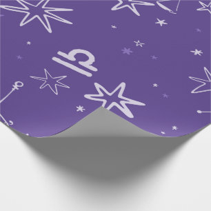 Weegschaal Zodiac Wrapping Paper Cadeaupapier