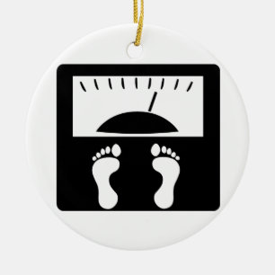 weegschalen keramisch ornament