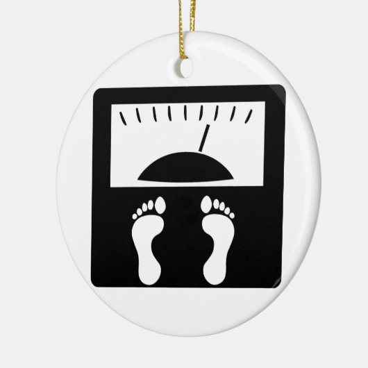 weegschalen keramisch ornament (Links)