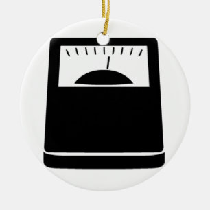weegschalen keramisch ornament