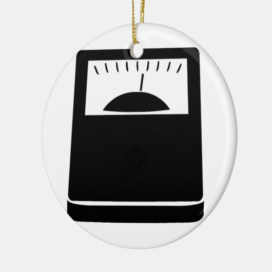 weegschalen keramisch ornament (Links)