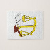 Weegschalen Legpuzzel (Horizontaal)