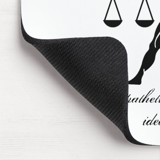  Weegschalen trekken Grieks-stijl uit Muismat (Hoek)