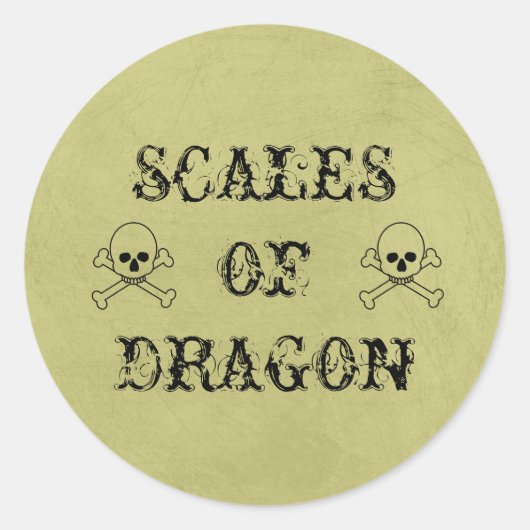 Weegschalen van Dragon Halloween Potion Labels (Voorkant)