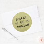 Weegschalen van Dragon Halloween Potion Labels (Envelop)