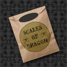 Weegschalen van Dragon Witch's Potion Label