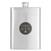 Weegschalen van Justice Flask Flacon (Voorkant)